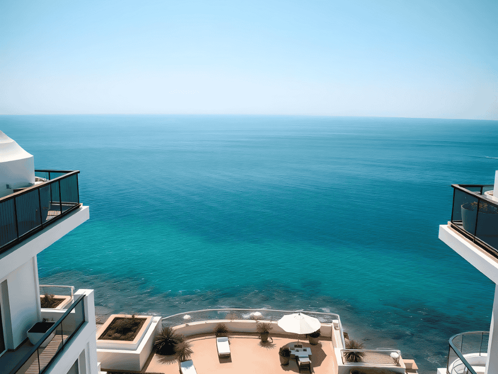 Luxury apartment with sea view terrace in Nice French Riviera