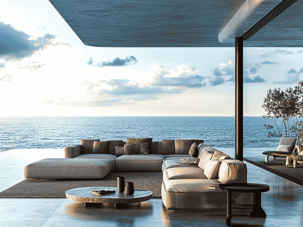 Exclusive off-market terrace apartment in Nice with sea view and private outdoor living space